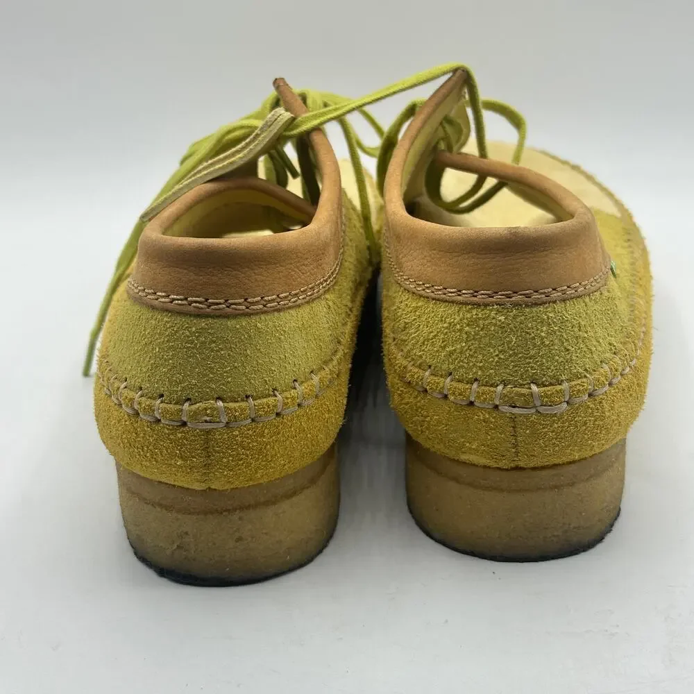 CLARKS x LEVIS Weaver Suede Shoes Sand Yellow Sz 10.5